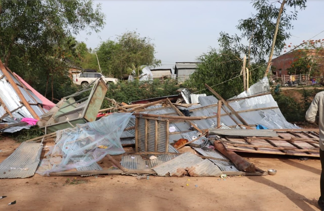 Image of Cambodia, Wind in Kandal and Svay Rieng Province