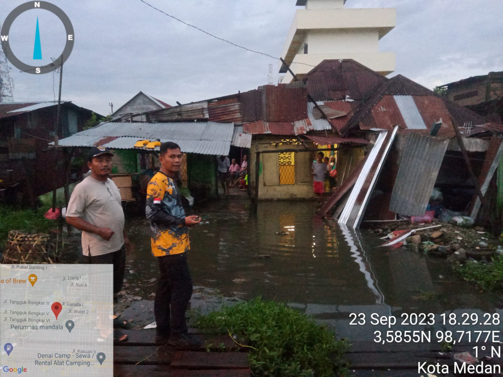 Image of Indonesia, Tornadoes in Medan City (North Sumatera)