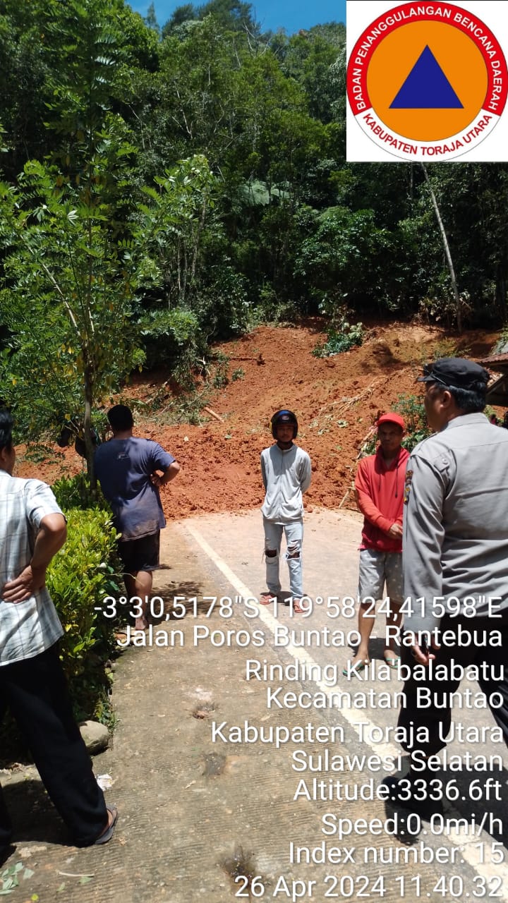 Image of Indonesia, Landslides in Toraja Utara (South Sulawesi)